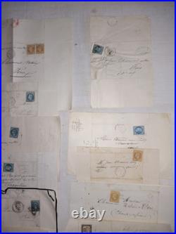 Lot 17 Archive Pons Notaire Napoleon III Empire Correspondance Charente-Maritime