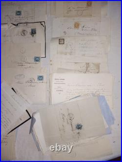 Lot 17 Archive Pons Notaire Napoleon III Empire Correspondance Charente-Maritime