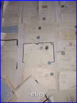 Lot 17 Archive Pons Notaire Napoleon III Empire Correspondance Charente-Maritime