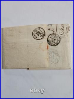 Lot 2 lettres-pli XIXe siècle 1861 & 1886 France Affranchissements multipl