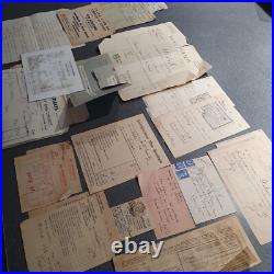 Lot 30 papiers anciens, archives famille Paris, milieu XXème siècle