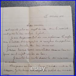 Lot 30 papiers anciens, archives famille Paris, milieu XXème siècle