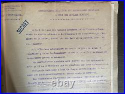 Lot 5 Documents WW1 Réquisition Paquebot Navire Hôpital 1917 V. Augagneur Toulon