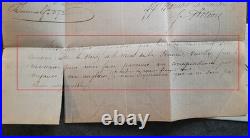 Lot 5 lettres Guerre de 1870 Bordeaux? Nord commerce Guanape Amérique Sud