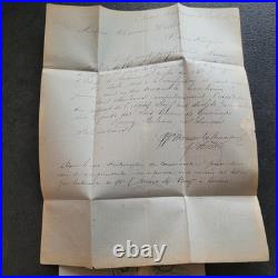 Lot 5 lettres Guerre de 1870 Bordeaux? Nord commerce Guanape Amérique Sud