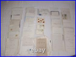 Lot 7 Archives Pons Notaire Napoleon III Empire Correspondance Charente-Maritime