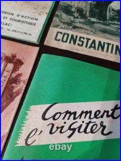 Lot Brochures Anciennes De Voyages Maroc Algérie Années 50