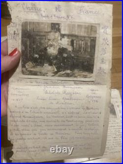 Lot Chine-france Mission De Swatow Trait-d'union Pere Rondeau Manuscrit Photo
