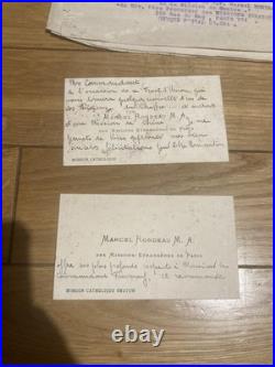 Lot Chine-france Mission De Swatow Trait-d'union Pere Rondeau Manuscrit Photo