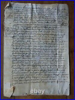 Lot De 9 Documents Sur Velin Des XVII Et Xviiieme-ordonnances De Rois, Courrier
