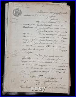 Lot De Documents Anciens XIXe Siecle