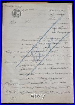 Lot De Documents Anciens XIXe Siecle