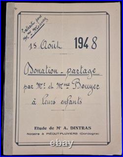 Lot De Documents Anciens XIXe Siecle