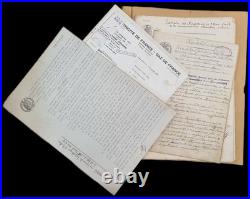 Lot De Documents Anciens XIXe Siecle