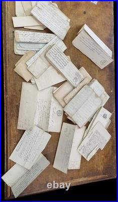 Lot De Lettres Manuscrites Anciennes