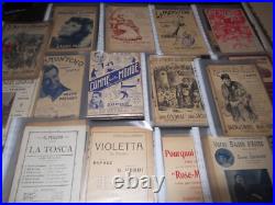 Lot De partition 160 partitions anciennes