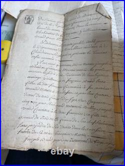 Lot Divers Documents 19 Eme Vente Acte Manuscrit Notaire Avis Chambéry Savoie