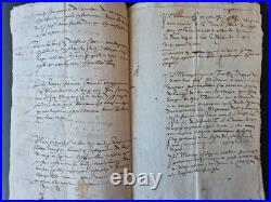 Lot Manuscrits 1690 Dossier D'instruction Marine Amirauté De Provence
