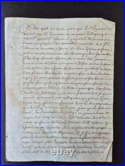 Lot Manuscrits 1690 Dossier D'instruction Marine Amirauté De Provence