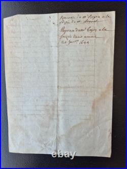 Lot Manuscrits 1690 Dossier D'instruction Marine Amirauté De Provence