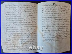 Lot Manuscrits 1690 Dossier D'instruction Marine Amirauté De Provence
