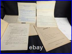 Lot d'archives techniques militaires DEFA armement formation 1940-1970