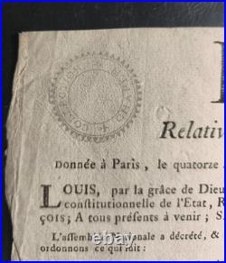 Lot de 11 affiches révolutionnaires relatives aux rentes et pensions, SAINTES