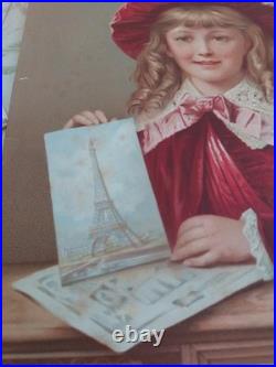 Lot de 11 grands chromos/images début 1900 Idéales pour être encadrées