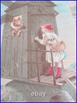 Lot de 11 grands chromos/images début 1900 Idéales pour être encadrées