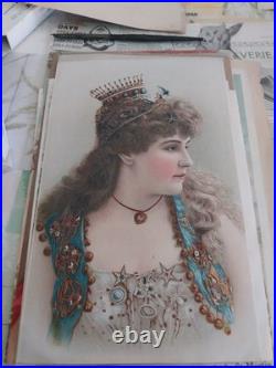 Lot de 11 grands chromos/images début 1900 Idéales pour être encadrées