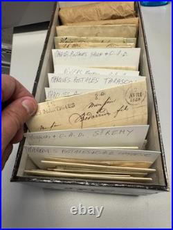Lot de 190 Marques Postales des Bouches du Rhone / Lettres 18 et 19 e siecle