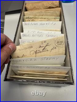 Lot de 190 Marques Postales des Bouches du Rhone / Lettres 18 et 19 e siecle