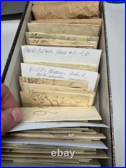 Lot de 190 Marques Postales des Bouches du Rhone / Lettres 18 et 19 e siecle