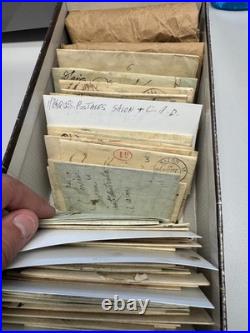 Lot de 190 Marques Postales des Bouches du Rhone / Lettres 18 et 19 e siecle