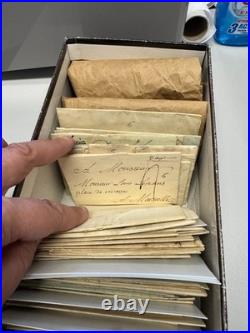 Lot de 190 Marques Postales des Bouches du Rhone / Lettres 18 et 19 e siecle