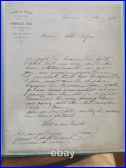 Lot de 27 lettres et documents maçonniques du XIXe siècle