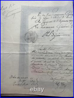 Lot de 8 DIPLÔMES de LICENCIE EN DROIT de 1908 à 1911 sur papier parcheminé