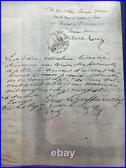 Lot de 8 DIPLÔMES de LICENCIE EN DROIT de 1908 à 1911 sur papier parcheminé