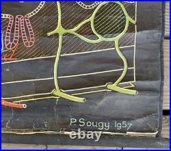 Lot de 8 affiches scolaires anciennes auzoux p. Sougy 1947-1957 anatomie biolo
