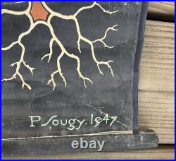 Lot de 8 affiches scolaires anciennes auzoux p. Sougy 1947-1957 anatomie biolo