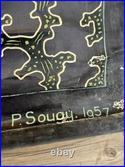 Lot de 8 affiches scolaires anciennes auzoux p. Sougy 1947-1957 anatomie biolo