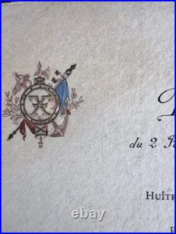 Lot exceptionnel de menus et cartons de table de la Présidence de la République
