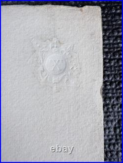 Lot exceptionnel de menus et cartons de table de la Présidence de la République