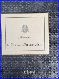 Lot exceptionnel de menus et cartons de table de la Présidence de la République