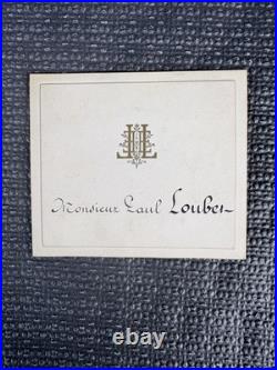 Lot exceptionnel de menus et cartons de table de la Présidence de la République