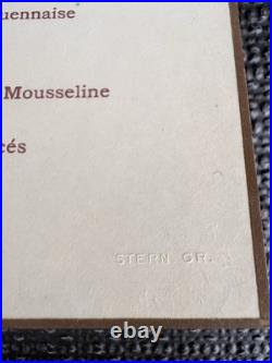 Lot exceptionnel de menus et cartons de table de la Présidence de la République