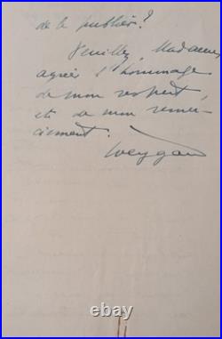 Lot lettres autographes 1948-49 Écrivains, Artistes pour le magazine Votre Amie