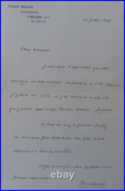 Lot lettres autographes 1948-49 Écrivains, Artistes pour le magazine Votre Amie