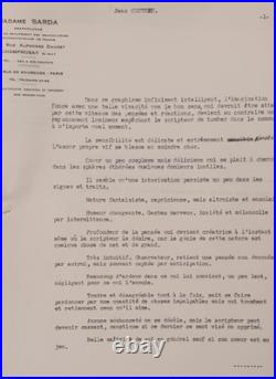 Lot lettres autographes 1948-49 Écrivains, Artistes pour le magazine Votre Amie