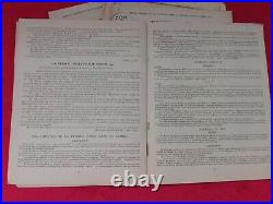 Lot livrets d'information 1942/WW2/service d'informations de la France Libre/8 n